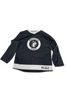 Tawk Custom Pro Stock Black Sublimated Hockey Practice Jersey Northeastern LARGE