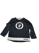 Tawk Custom Pro Stock Black Sublimated Hockey Practice Jersey Northeastern XL