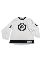 Tawk Custom Pro Stock White Sublimated Hockey Practice Jersey Northeastern LARGE