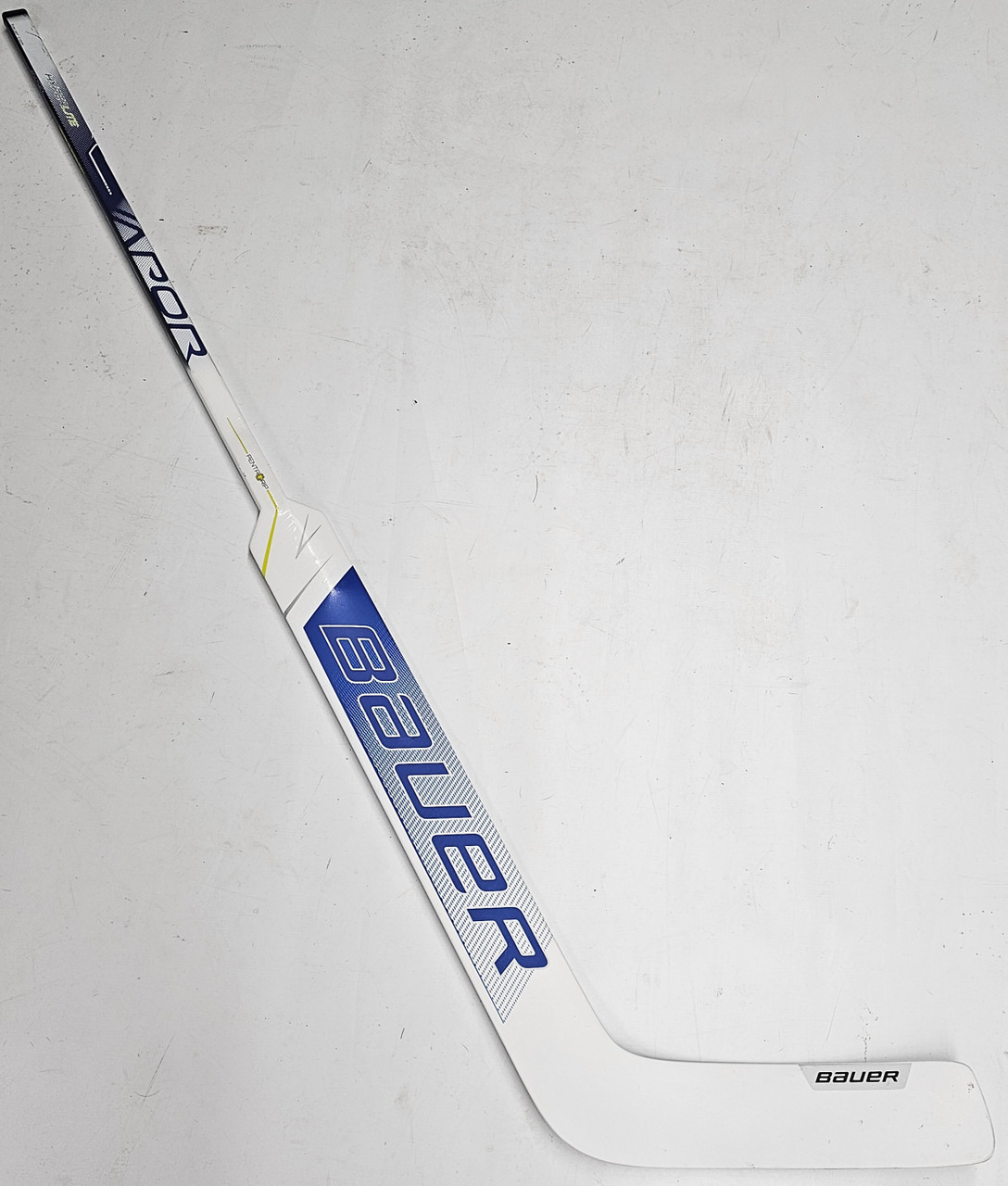 Bauer Vapor Hyperlite - Used Pro Stock Goalie Pads (White/Blue