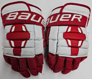 Bauer Nexus 2N Pro Stock Custom Hockey Gloves 15" BU Terriers  #13 Used