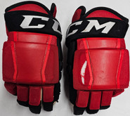 CCM HG97 Pro Stock Custom Hockey Gloves 14" RPI NCAA Used
