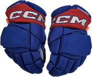 CCM Jetspeed Pro Stock Custom Hockey Gloves 13" UML NCAA USED