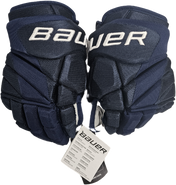 Bauer Vapor 1X Pro Lite Custom Hockey Gloves 14" Navy NHL Pro Stock OUR