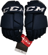 CCM HGTKPP Pro Stock Custom Hockey Gloves 14" Panthers Navy NHL New