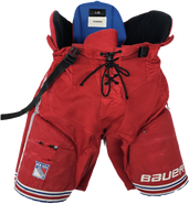 Bauer Nexus Custom Pro Stock Hockey Pants LARGE New York Rangers NHL Used 5