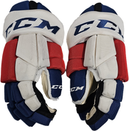 CCM HGTKPP Pro Stock  Hockey Gloves 15" NY Rangers NHL Used