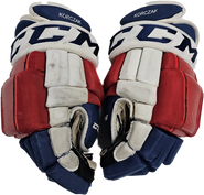 CCM HG97 Pro Stock  Hockey Gloves 14" WolfPack AHL Korczak Used