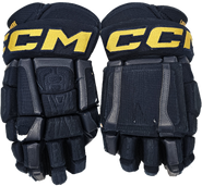 CCM U+ CL Hockey Gloves 14" AHL Pro Stock Thunderbirds Laferriere Used