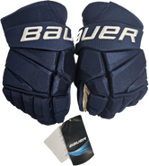 Bauer Vapor 2X Pro Custom Pro Stock Hockey Gloves 13" Navy NHL New Team Stock