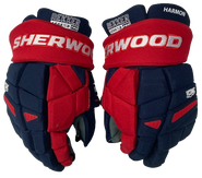 Sherwood Rekker Legend Pro Pro Stock Custom Hockey Gloves 13" Team USA Harmon 