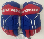 Sherwood Code TMP Pro Pro Stock Custom Hockey Gloves 14" Wright Canadians NHL