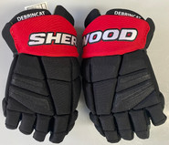 Sherwood Rekker Element One Pro Stock Custom Hockey Gloves 13" Senators DeBrincat NHL