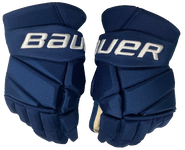 Bauer Vapor 2X Pro Custom Pro Stock Hockey Gloves 14" Navy NHL New