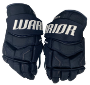 Warrior Covert QRE Pro Stock Custom Hockey Gloves 14" Navy Blue NHL CHI
