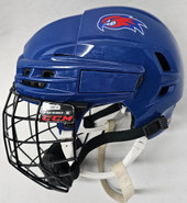 CCM SuperTacks X Pro Hockey Helmet Pro Stock Small NCAA Used #6 UML