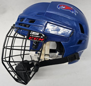 CCM SuperTacks X Pro Hockey Helmet Pro Stock Small NCAA Used #28 UML