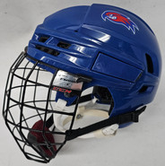 CCM SuperTacks X Pro Hockey Helmet Pro Stock Large NCAA Used #2 UML