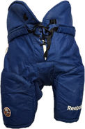 Reebok MHP520 Custom Pro Stock Hockey Pants Royal XL X-Large New York Islanders Used
