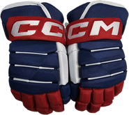 CCM HGP43 CUSTOM PRO STOCK HOCKEY GLOVES BLUE RED WHITE 14" MONTREAL CANADIENS NHL TEAM STOCK