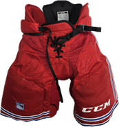 CCM HP45 Pro Stock Hockey Pants Large New York Rangers NHL Used (2)