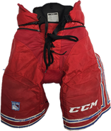 CCM HP45 Pro Stock Hockey Pants Large New York Rangers NHL Used (3)
