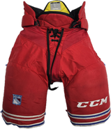 CCM HPTK Custom Pro Stock Hockey Pants Medium New York Rangers NHL Used (5)