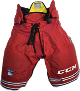 CCM HPTK Custom Pro Stock Hockey Pants Large New York Rangers NHL Used (6)