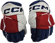 CCM Jetspeed Hockey Gloves 13" NHL Pro Stock WolfPack Trivigno Used (3)