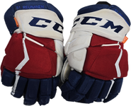 CCM Jetspeed Hockey Gloves 13" NHL Pro Stock WolfPack Reunanen Used