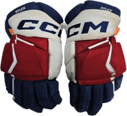 CCM Jetspeed Hockey Gloves 14" NHL Pro Stock WolfPack Pitlick Used