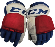 CCM HGTKPP Pro Stock  Hockey Gloves 14" WolfPack AHL Used Scanlin