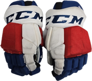 CCM HGTKPP Pro Stock  Hockey Gloves 14" WolfPack AHL Used Brouillard (2)