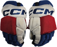 CCM HGTKPP Pro Stock  Hockey Gloves 14" WolfPack AHL Used Scanlin (2)