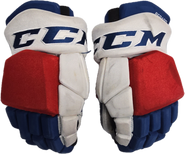 CCM HGTKPP Pro Stock  Hockey Gloves 14" WolfPack AHL Used Berard