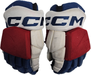 CCM HGTKPP Pro Stock Hockey Gloves 14" WolfPack AHL Used Hillman