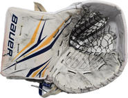 Bauer Supreme Mach Pro Custom Goalie Glove 600 Break Pro Stock Used Ellis