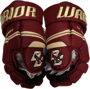 Warrior Covert Pro Stock Custom Hockey Gloves 14"  BC NCAA Used #10 (2)