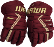 Warrior Alpha DX Pro Stock Custom Hockey Gloves 14"  BC NCAA Used #12