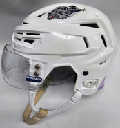 BAUER REAKT 150 PRO STOCK HOCKEY HELMET WHITE MEDIUM HARTFORD WOLF PACK #34