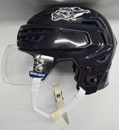 BAUER REAKT 150 PRO STOCK HOCKEY HELMET NAVY SMALL HARTFORD WOLF PACK #7