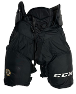 CCM HPTK Pro Stock Hockey Pants Large Bruins NHL Black