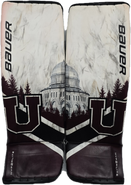Bauer Vapor Hyperlite 2 Pro Goalie Leg Pads Large 35+ Pro Stock NCAA Union