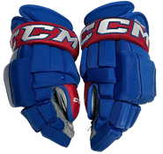 CCM HG97 Pro Stock Custom Hockey Gloves 14" UML NCAA Used (4)