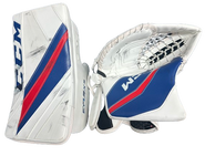CCM Extreme EFlex 5 Goalie Catcher and Blocker Pro Stock Used Full Right Handed Domingue NHL AHL