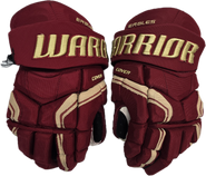 Warrior Covert Pro Stock Custom Hockey Gloves 15"  BC NCAA Used #19