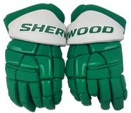 Sherwood Code Encrypt 1 Pro Stock Custom Hockey Gloves 14" Minnesota Reverse Retro 2020