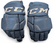 CCM HGQL Pro Stock Custom Hockey Gloves 14" Navy NHL ERG NEW