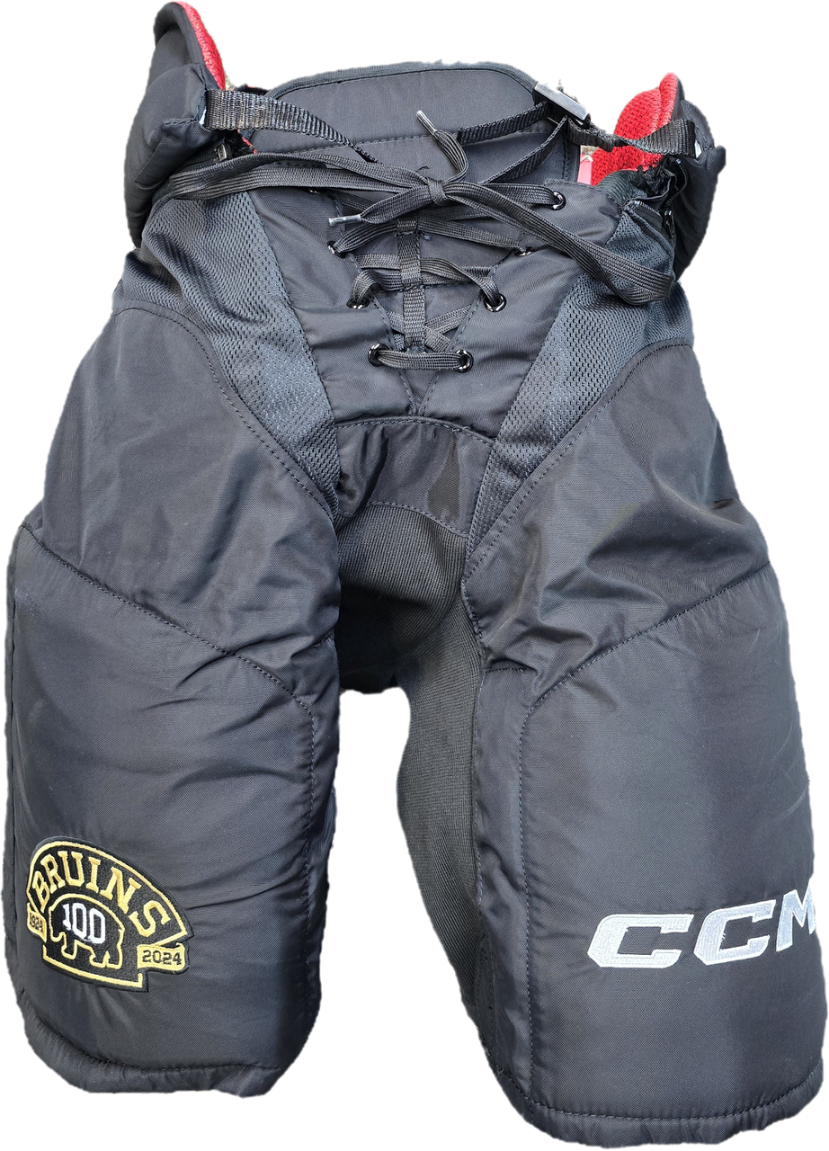 CCM HP45 Pro Stock Hockey Pants Large +1 Bruins Centennial CCM HP45 Pro Stock Hockey Pants Large +1 Bruins Centennial