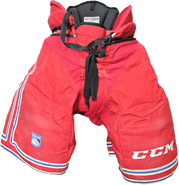 CCM HP45 Pro Stock Hockey Pants Large New York Rangers NHL Used (5)